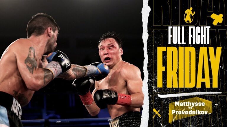 Full Fight | Lucas Matthysse vs Ruslan Provodnikov! All Out Slug Fest! Provod Battled Through Cut!