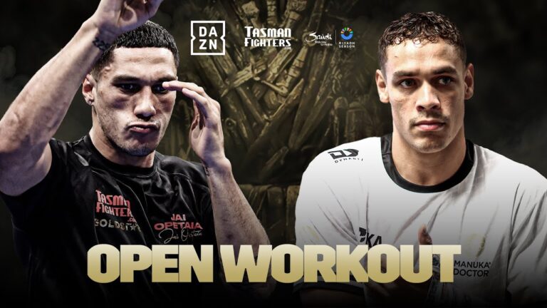 JAI OPETAIA VS. DAVID NYIKA OPEN WORKOUTS LIVESTREAM