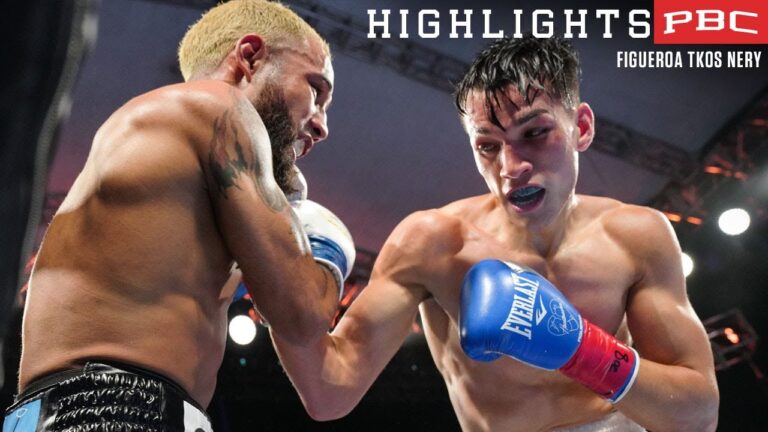Brandon Figueroa KOs Luis Nery and takes his WBC strap | Nery vs Figeuroa