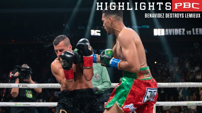David Benavidez destroys David Lemieux with spectacular performance | Benavidez vs Lemieux