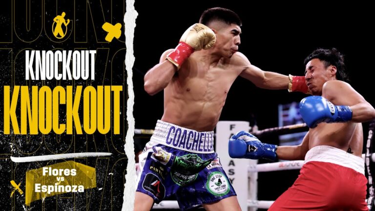 KO | Grant Flores vs Freddy Espinoza! Grant Unleashes A LETHAL Body Shot, Espinoza's Legs Gone!
