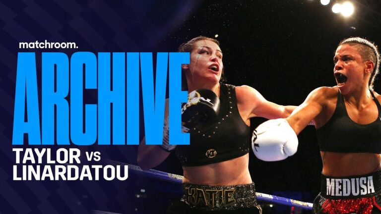 When Katie Taylor Became 2 Weight World Champ | Taylor Vs Christina Linardatou Full Fight
