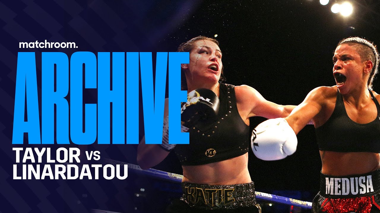 When Katie Taylor Became 2 Weight World Champ | Taylor Vs Christina Linardatou Full Fight
