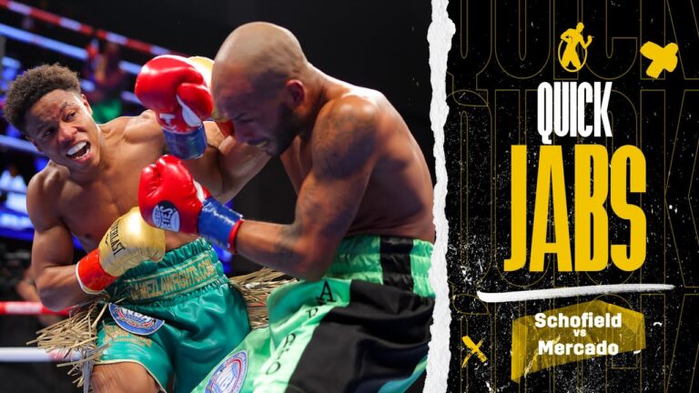 Quick Jabs | Floyd Schofield vs Alberto Mercado! 'Kid' Trying Everything To KO Tough Vet Mercado!