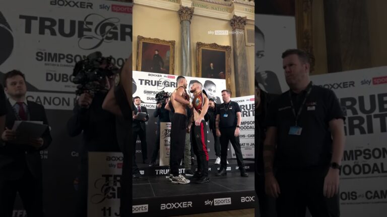 Simpson and Woodall FACE-OFF 👀 🥊