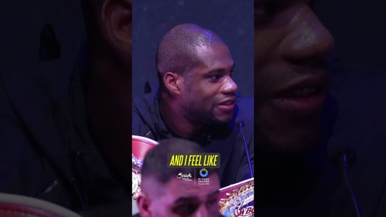 Daniel Dubois drops another iconic press conference line 😂