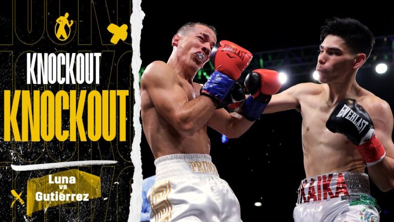KO | Daniel Luna vs Alexander Gutierrez! Daniel Luna, Victorville Prospect, Mixing Up His Punches!