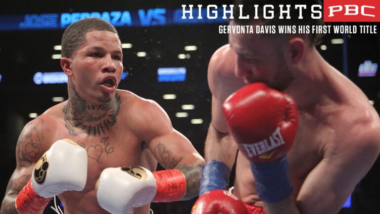 Gervonta Davis TKO's Jose Pedraza to win first world title | Pedraza vs Davis