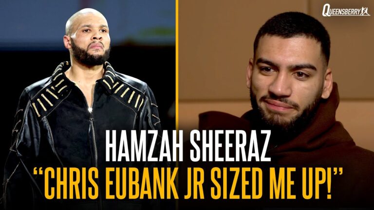 “You're MASSIVE!” 😮 Hamzah Sheeraz Reveals Chris Eubank Jr's SURPRISING Words OFF CAMERA 🍿