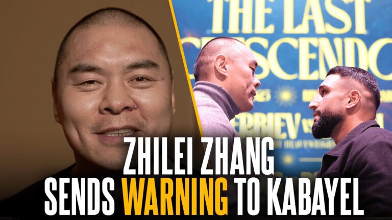 Zhilei Zhang sends Kabayel “BIG BANG” WARNING and drops Joe Parker REVELATION  ⚠️💥