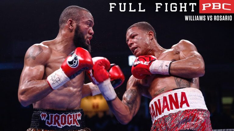 Williams vs Rosario FULL FIGHT YT