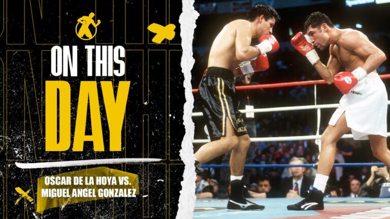 OTD | Oscar De La Hoya vs. Miguel Angel Gonzalez