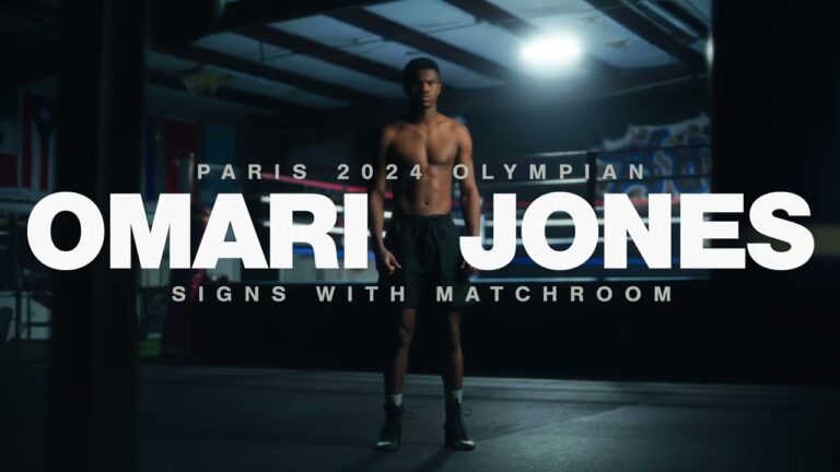Olympic Medalist Omari Jones Signs With Matchroom 🇺🇸🥉🤝