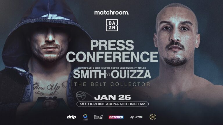 Dalton Smith Vs Walid Ouizza Plus Undercard Press Conference