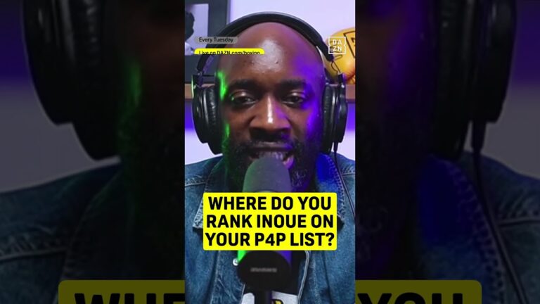 Where does Inoue rank on your P4P list? 👀