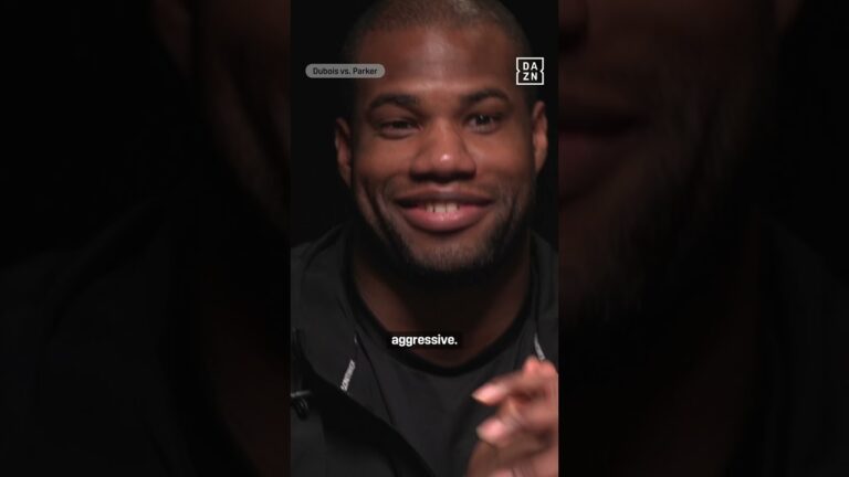 Daniel Dubois and Joseph Parker Go At It! 👀 #shorts