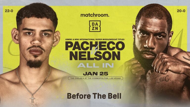 DIEGO PACHECO VS. STEVE NELSON PRELIMS LIVESTREAM