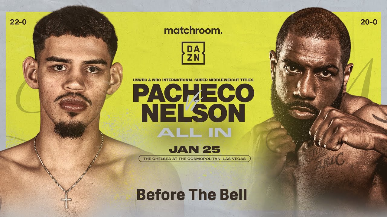 DIEGO PACHECO VS. STEVE NELSON PRELIMS LIVESTREAM