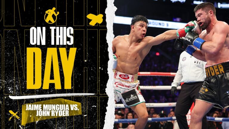 OTD| Jaime Munguia Makes A Huge Statement!