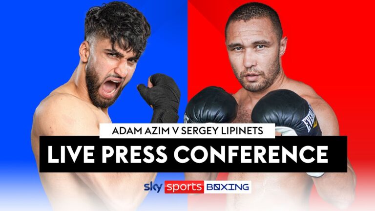ADAM AZIM V SERGEY LIPINETS! 👊 | Live Press Conference