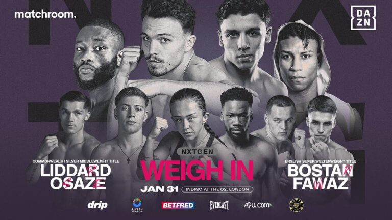 George Liddard Vs Derrick Osaze & Junaid Bostan Vs Bilal Fawaz Weigh In