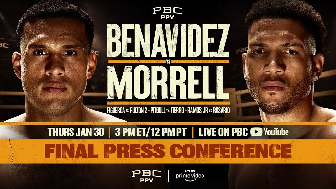 Benavidez vs. Morrell: FINAL Press Conference | PBC PPV on Prime Video