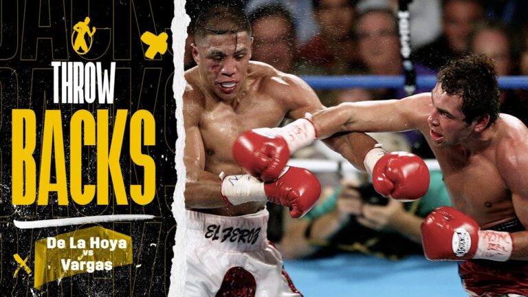 Throwback | Oscar De La Hoya vs Fernando Vargas! What Side Were You?? A Historic Fight! (FULL FIGHT)
