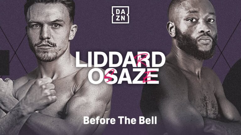 GEORGE LIDDARD VS. DERRICK OSAZE BEFORE THE BELL LIVESTREAM