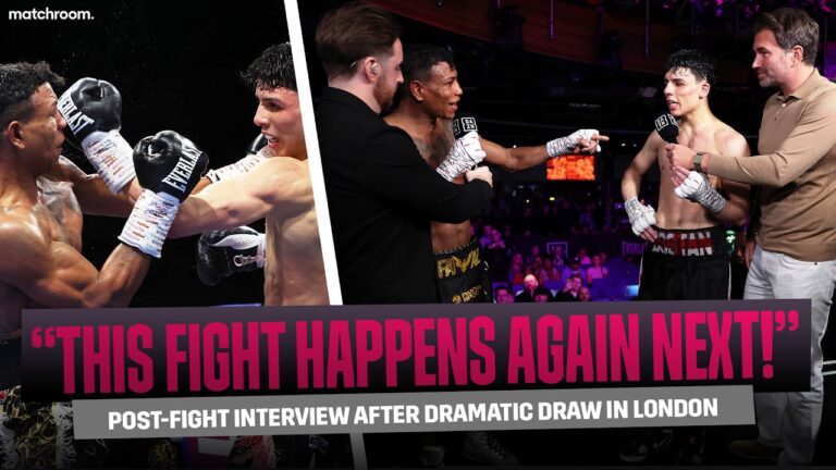 “Even A Blind Man Knows I Won That!” – Junaid Bostan & Bilal Fawaz Go At It Alongside Eddie Hearn