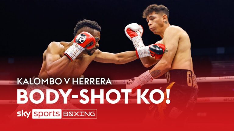 HUGE BODY-SHOT KO! | Emmany Kalombo vs Sergio Garcia Herrera