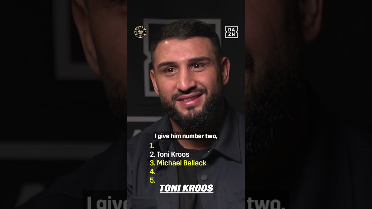 Agit Kabayel names the greatest German athlete of all time 🇩🇪 #shorts