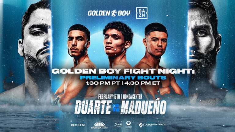 GOLDEN BOY FIGHT NIGHT| Oscar â€œLa MigraÃ±aâ€ Duarte vs. Miguel â€œEl Explosivoâ€ MadueÃ±o