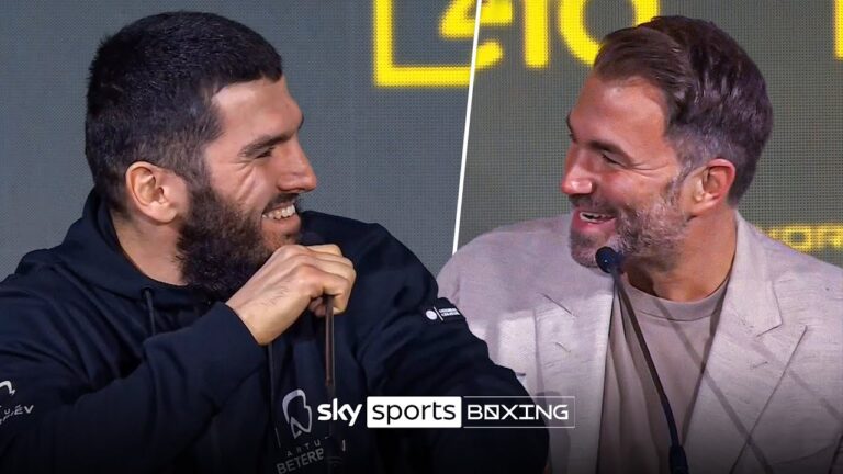 “You give me opponents, I BEAT THEM!” 😂 HILARIOUS exchange between Artur Beterbiev & Eddie Hearn