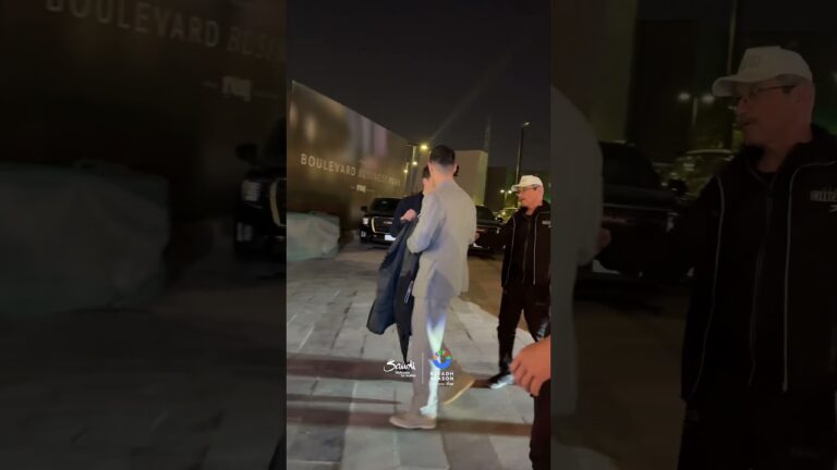 Dmitry Bivol rocking a cold fit on arrival to press conference 🥶😮‍💨