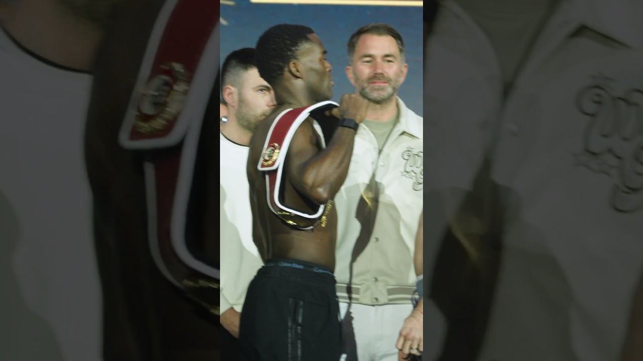 Joshua Buatsi & Callum Smith Staredown Before All British Blockbuster