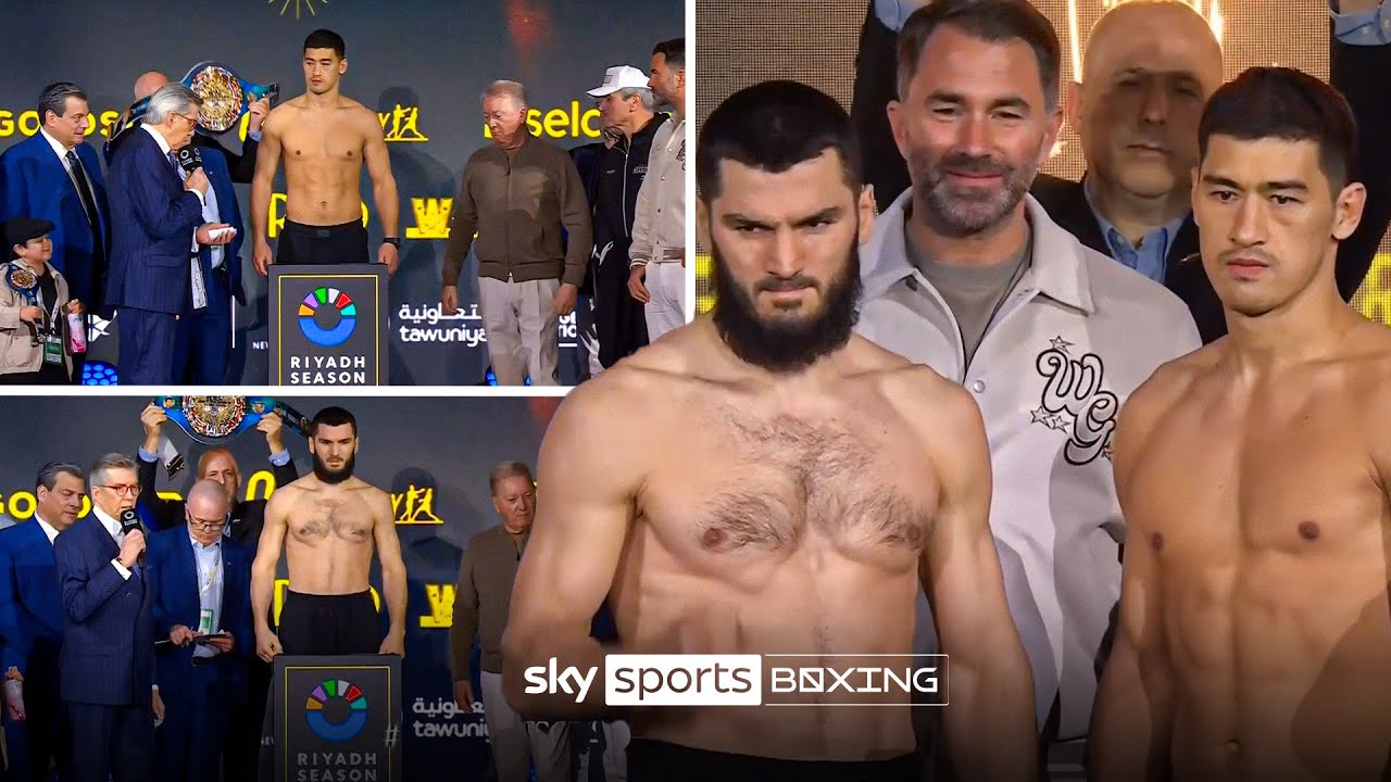 Artur Beterbiev & Dmitry Bivol FULL weigh-in ahead of their rematch ⚖️
