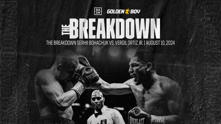 The Breakdown | Serhii Bohachuk vs. Vergil Ortiz Jr. 2024 ESPN fight of the Year!
