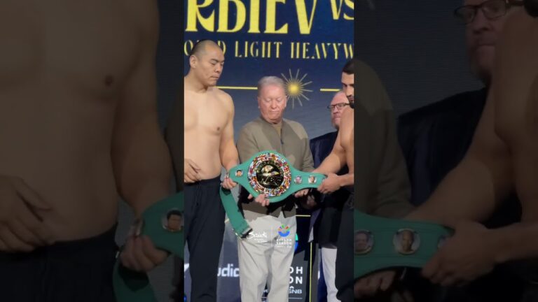 One more sleep until Zhang & Kabayel go to war 💣😳