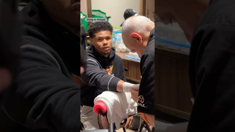Shakur Stevenson prepping for battle ⚔️