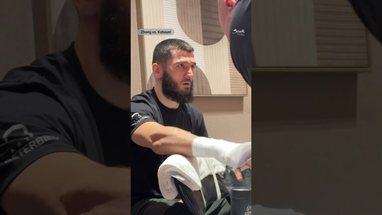 Beterbiev getting his hands wrapped 👊 #shorts
