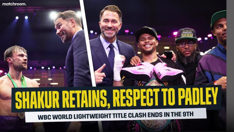 And Still 🌟 Post Fight Respect Between Shakur Stevenson & Josh Padley