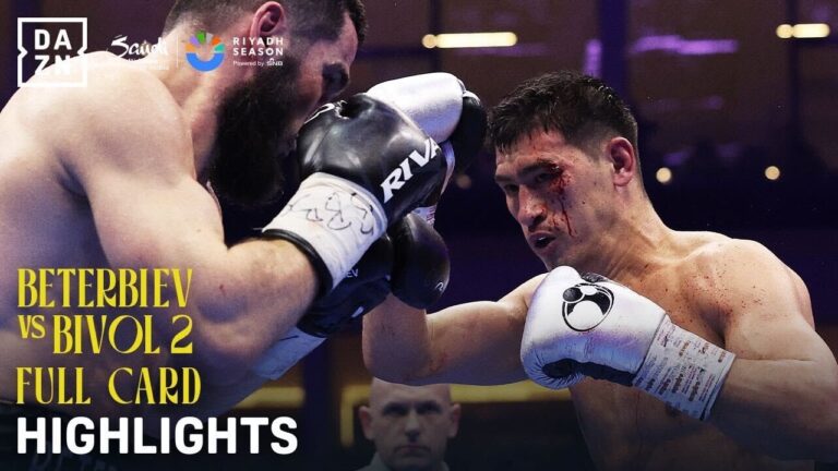 Riyadh Season: Artur Beterbiev vs. Dmitry Bivol 2 Full Card Highlights