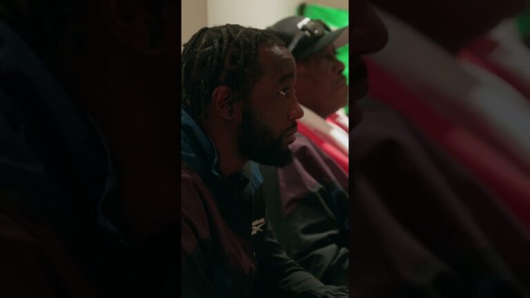 Terence Crawford Watches Shakur Stevenson On The Pads Before Josh Padley Fight