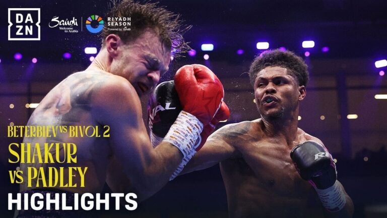 Riyadh Season: Shakur Stevenson vs. Josh Padley Fight Highlights (Beterbiev vs. Bivol 2)