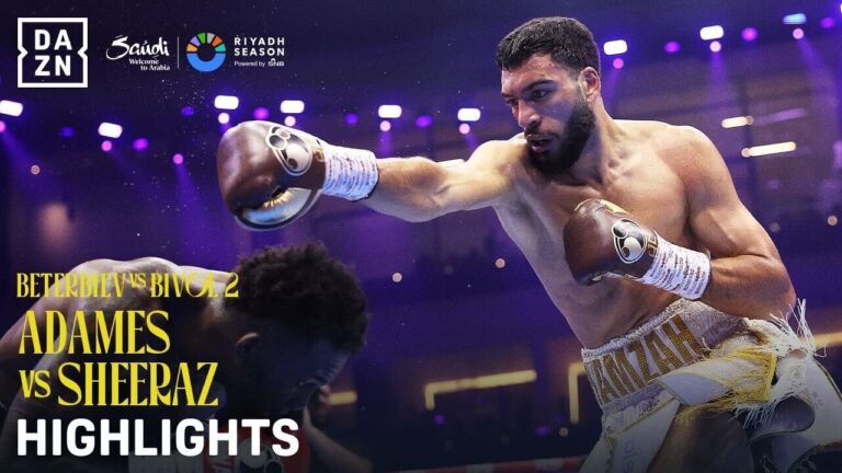 Riyadh Season: Carlos Adames vs. Hamzah Sheeraz Fight Highlights (Beterbiev vs. Bivol 2)