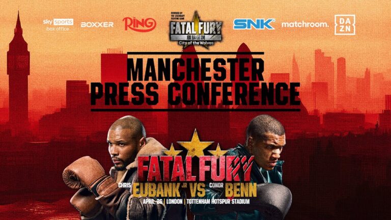 Chris Eubank Jr Vs Conor Benn: Manchester Launch Press Conference