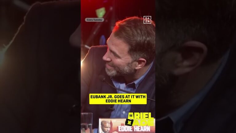 Chris Eubank Jr. had strong words for Eddie Hearn 😤
