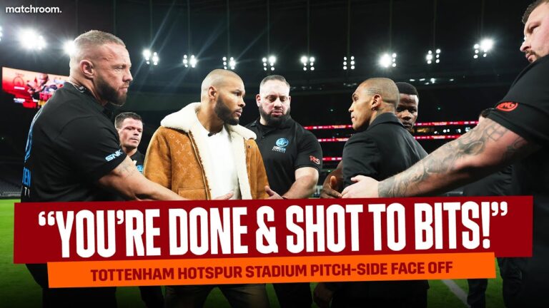 “You're F**king Finished!”- Conor Benn & Chris Eubank Go At It Pitch Side