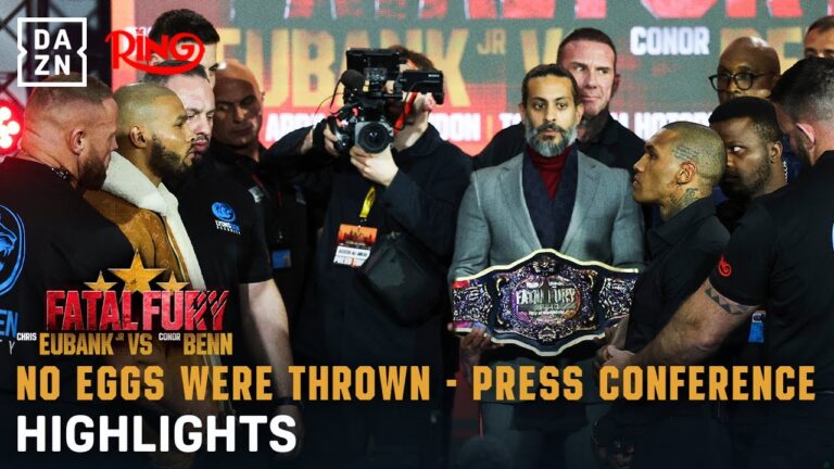 Chris Eubank Jr. vs. Conor Benn | Press Conference at Tottenham Hotspur Stadium (Ring Magazine)