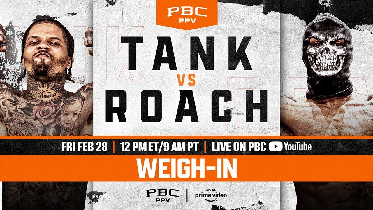 Tank vs. Roach: WEIGH-IN | PBC PPV on Prime Video